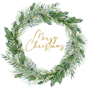 Zelltuchserviette Paper+Design, Weihnachten, 33 x 33 cm