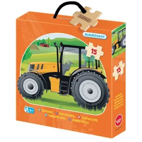 Träpussel Traktor 15 KÄRNAN bitar
