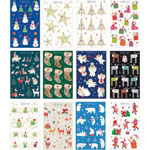 Weihnachtssticker BSB Turnowsky, sortiert