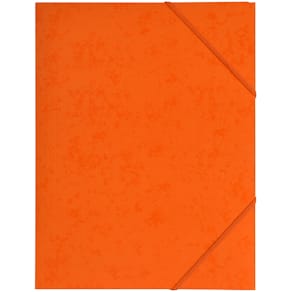 Elastikmappe BNT A4 orange, karton m/elastik, 48 stk