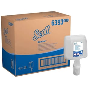Handdesinfektionsschaum Scott Control, 4 x 1.200 ml, transparent