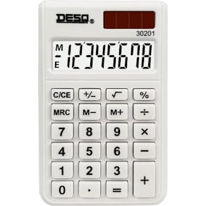 Zakrekenmachine Desq 30201, wit