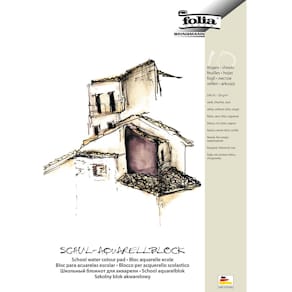 Aquarellblock Folia Schule, A3