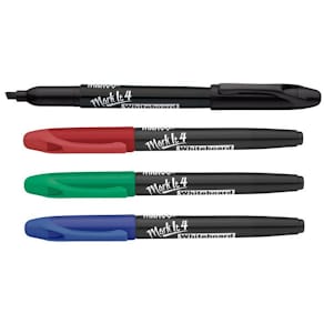 Whiteboardpenna MARVY Markit, sned, 4 färger/fp