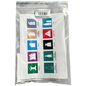 Dekaler för avfallssortering kit 10x2st