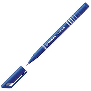 Fiberpenna STABILO Sensor Blå, 0,3mm, 10st