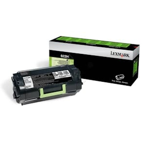 Lasertoner Lexmark 622H, schwarz