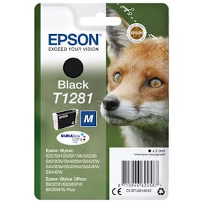 Blekk EPSON T1281 C13T12814022 sort
