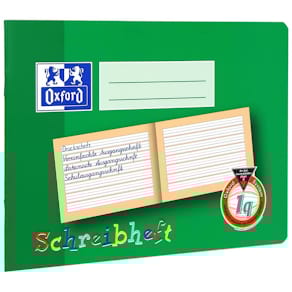 Anfängerheft Oxford, A5 quer, 16 Blatt, Lineatur 1Q