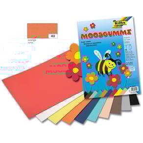 Moosgummi Folia, 2 mm, orange