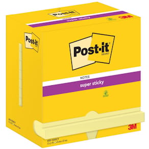 Notes POST-IT SS 76x127mm gul