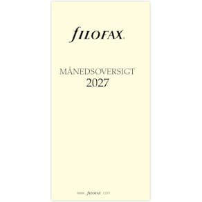 Månadsöversikt Personal 2027 Dansk