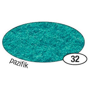 Bastelfilz Folia, pazifik, 20 x 30 cm, 150 g/m², 10 Bögen