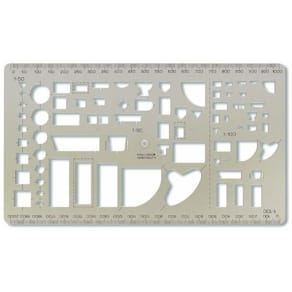 Schablone Koh-I-Noor Sanitärtechnik