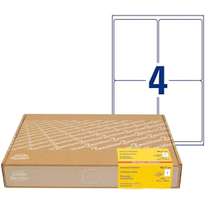 Avery forsendelsesetiket 99,1x139mm (1200)