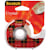 Plakband Scotch Crystal, 19 mm x 25 m, met afroller (blister)