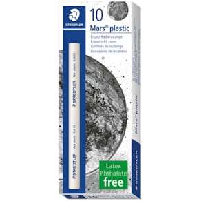 Ersatzradierer STAEDTLER Mars plastic, weiß, 10 Stück