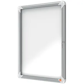 Glasskåp NOBO utomhusbruk magnetisk 4xA4