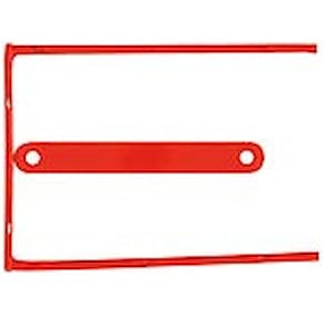Aktenbinder Q-Connect D-Clip KF02281, 8 cm, rot