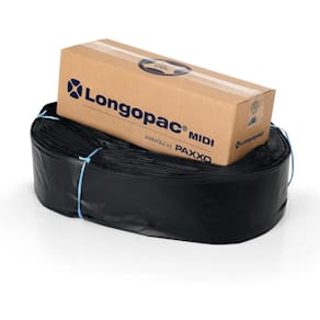 Säckkassett LONGOPAC Midi Strong 70m svart