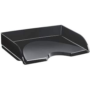 Briefablage CEP Recy.135/2R, schwarz, A4/C4 quer, stapelbar