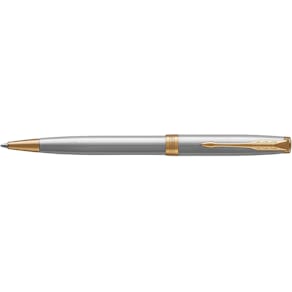 Balpen Parker Sonnet, Stainless Steel GT, medium, in giftbox