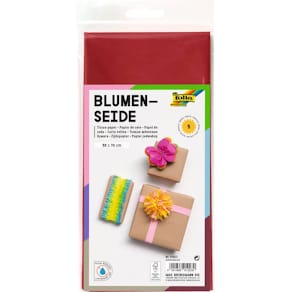 Blumenseide Folia, 50 x 70 cm, weinrot