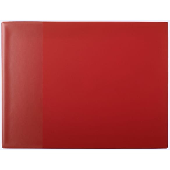 Product Image for Skrivunderlägg Röd, med plastflik, 53x40cm