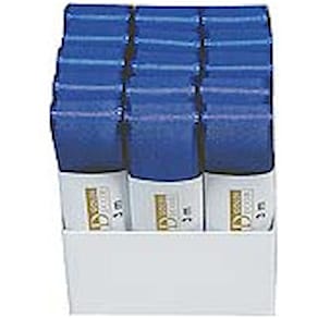 Taftband GOLDINA Basic, 25 mm x 3 m, blau