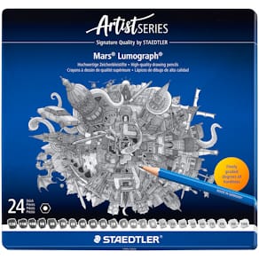 Blyertspenna Mars Lumograph ass (24)