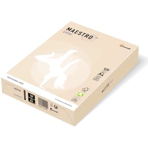 Kopierpapier Maestro Color, A4, 120g, 250 Blatt, creme