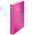 Ringmap Leitz WOW, 2 ringen, roze