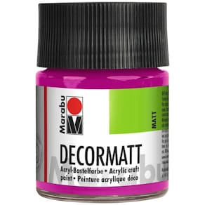 Acrylfarbe Marabu Decormatt, magenta, 50 ml