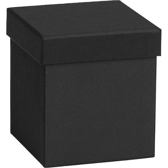Gaveeske 11x11x12cm kube sort
