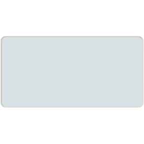 Lintex FRAME Glastavla, SILK-GLASS®, 2000 × 1000 × 50 mm, Crisp