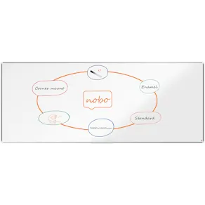 Whiteboard NOBO premium emalj 300x120cm