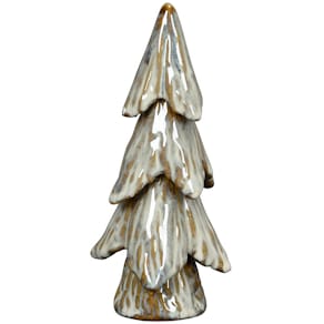 Dekofigur Baum, Porzellan, creme