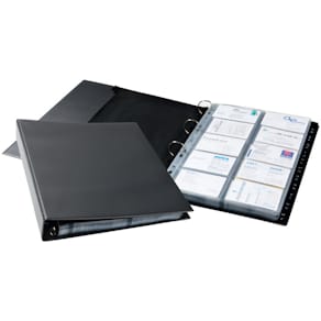 Visitenkartenringbuch Durable Visifix A4 Economy, schwarz