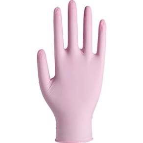 Nitrilhandske puderfri rosa L 100/fp