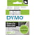 Tape Dymo D1, 12 mm, zwart op transparant