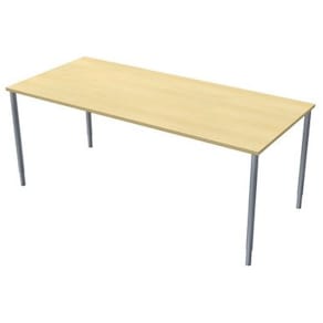 Bord frist 180x80cm björklaminat/grå