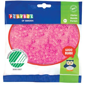 Rörpärlor Rosa 6000st/fp