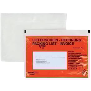 Begleitpapiertasche docuFIX C6 SK, rot, 250 St.