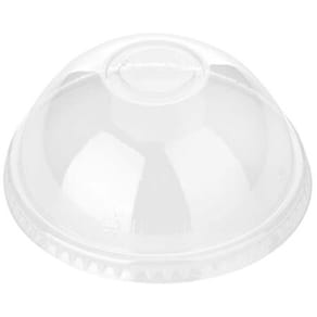 Kuppellåg til plastbæger 98 mm, PET m. hul, 16-20 oz, 50 stk
