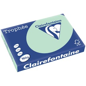 Gekleurd papier Clairefontaine Trophée Pastel, A3, 160 g, 250 vel