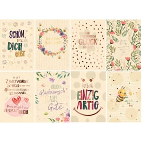 Glückwunschkarten SKORPION, sortiert