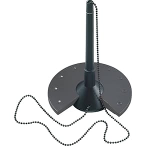 Kugelschreiberständer helit, schwarz, 1 Stifthalterung