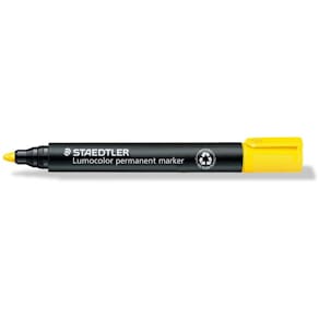 Whiteboardmarker STAEDTLER Lumocolor 2 mm rund, gul, 10 stk