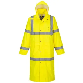 Varselregnrock Hi-Vis 122cm gul kl3 5XL