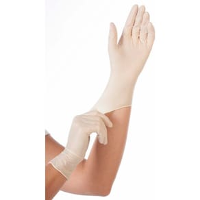 Latex engangshandsker XL, pudderfri, grebsvenlig, hvid, 100 stk